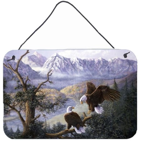 Carolines Treasures BDBA0153DS812 Eagles By Daphne Baxter Wall Or Door Hanging Prints